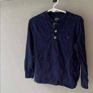 Polo by Ralph Lauren Blue Long Sleeve Tee Classic Fit
